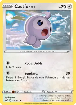 Castform, Astros Brillantes No. 116 Normal