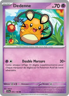 Dedenne, Écarlate et Violet No. 095 Normal