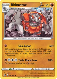 Rhinastoc, Origine Perdue Nº 091 Normal