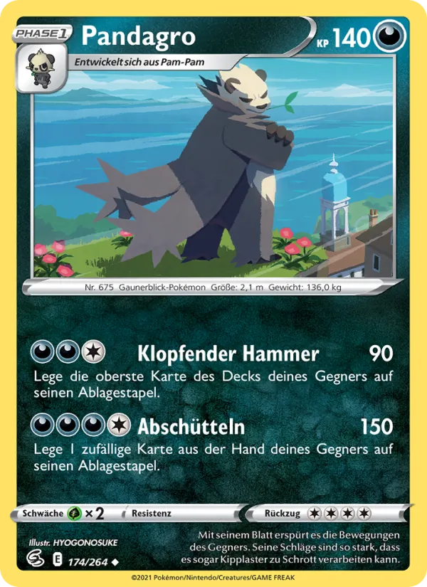 Pandagro, Fusions Angriff No. 174