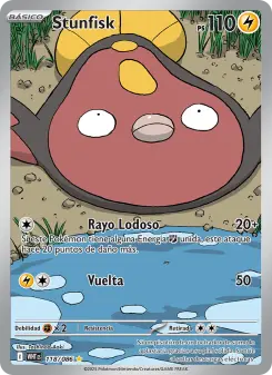 Stunfisk, Llama Blanca Nº 118 Holo