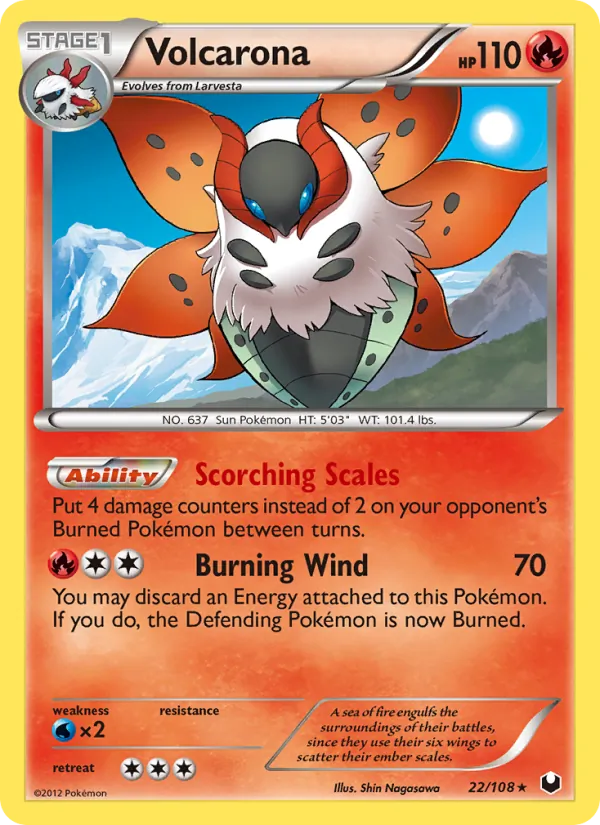 Volcarona, Dark Explorers Nº 22