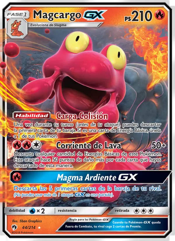 Magcargo GX, Truenos Perdidos No. 44