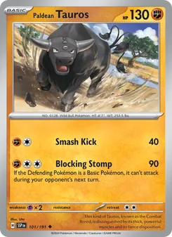 Paldean Tauros, Surging Sparks No. 101 Normal