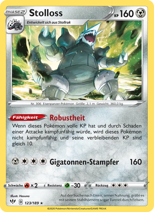 Stolloss, Flammende Finsternis No. 123
