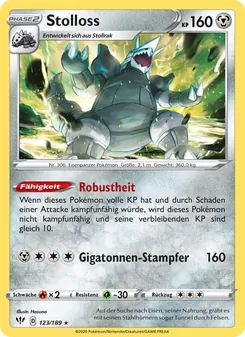 Stolloss, Flammende Finsternis No. 123 Holo