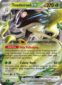 Toedscruel ex, Harta Berkilau ex No. 019 Normal