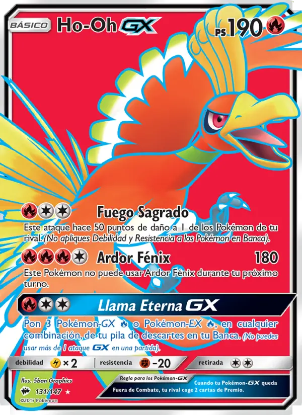 Ho-Oh GX, Sombras Ardientes No. 131