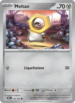 Meltan, Ossidiana Infuocata Nº 152 Normal
