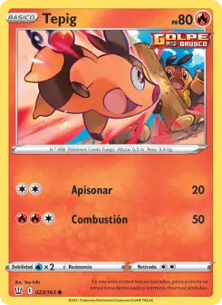 Tepig, Estilos de Combate No. 23 Normal