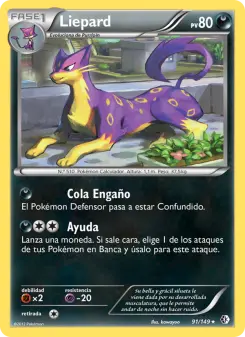 Liepard, Fronteras Cruzadas Nº 91 Normal