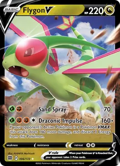 Flygon V, Brilliant Stars No. 106 Holo