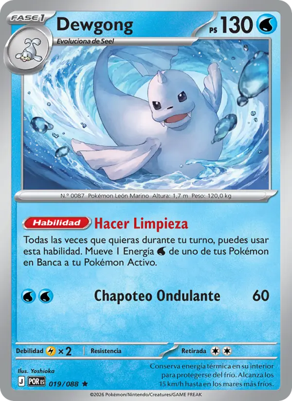 Dewgong, Equilibrio Perfecto Nº 019