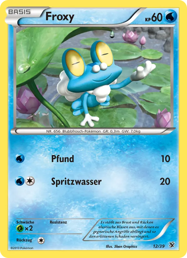 Froxy, Willkommen in Kalos No. 12