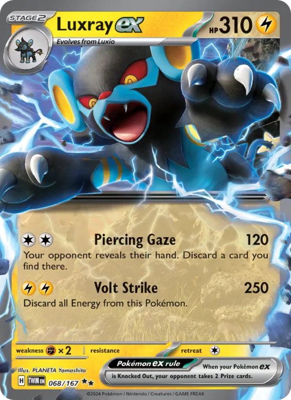 Luxray ex, Twilight Masquerade No. 068