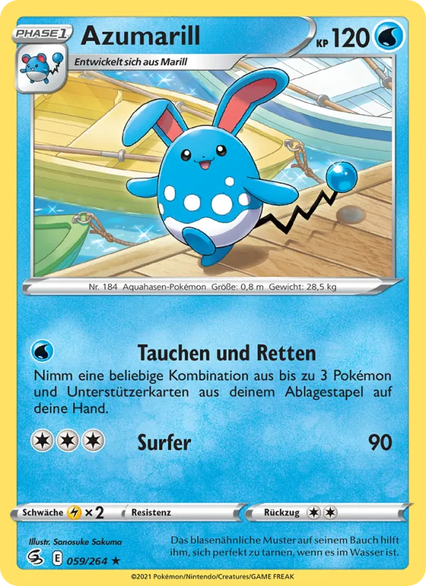 Azumarill, Fusions Angriff No. 59
