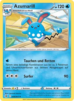 Azumarill, Fusions Angriff No. 59 Normal