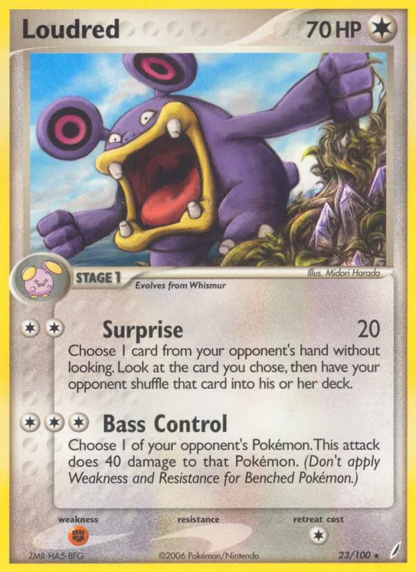 Loudred, Crystal Guardians Nº 23
