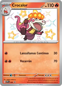 Crocalor, SVP Black Star Promos No. 080 Holo