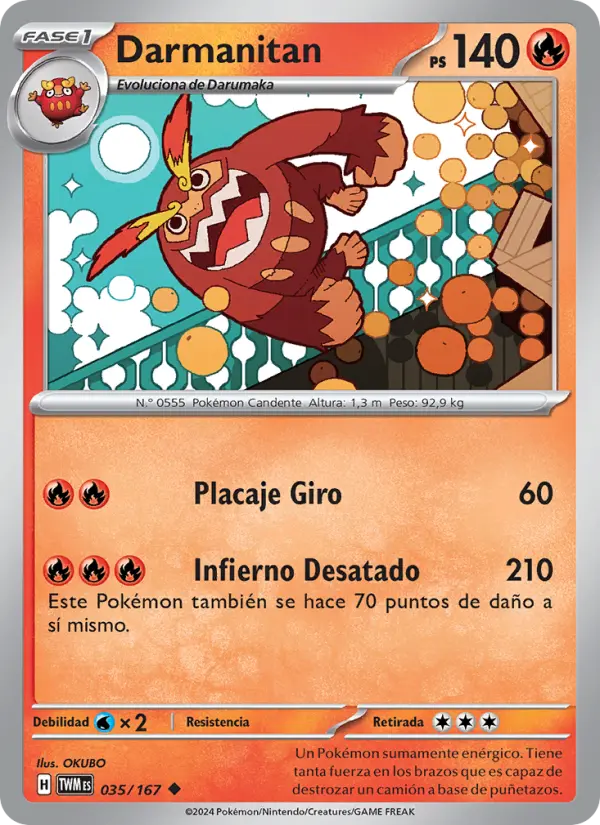 Darmanitan, Mascarada Crepuscular No. 035