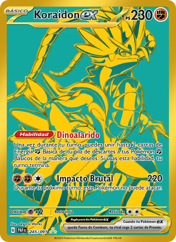 Koraidon ex, Destinos de Paldea Nº 245