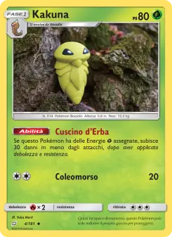 Kakuna, Gioco di Squadra No. 4 Normal