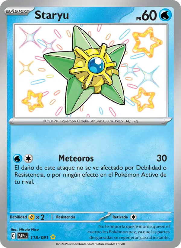 Staryu, Destinos de Paldea Nº 118