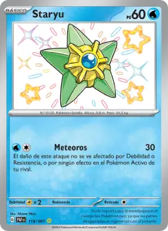 Staryu, Destinos de Paldea No. 118 Holo