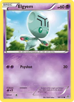 Elgyem, Plasma Storm No. 68 Normal
