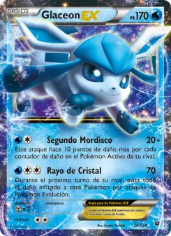 Glaceon EX, Destinos Enfrentados Nº 20 Normal