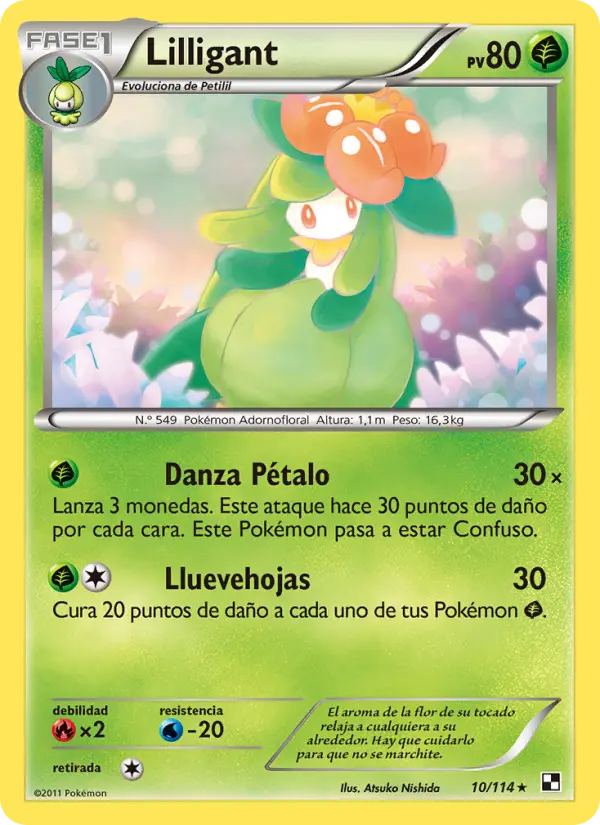 Lilligant, Negro y Blanco Nº 10