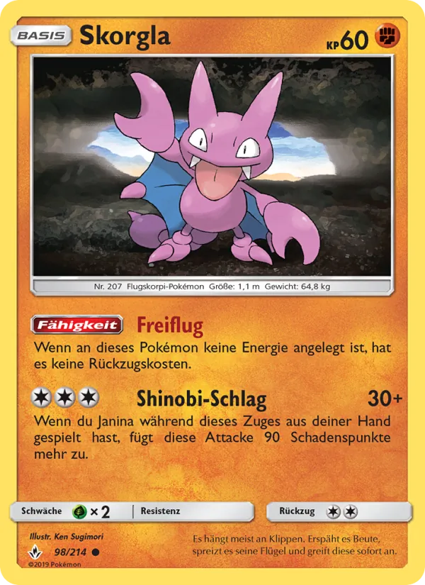 Skorgla, Kräfte im Einklang Nº 98
