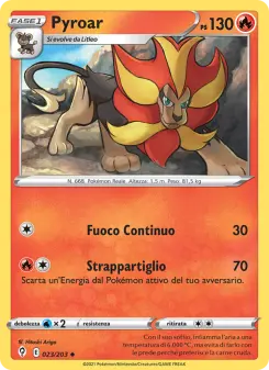 Pyroar, Evoluzioni Eteree No. 23 Normal