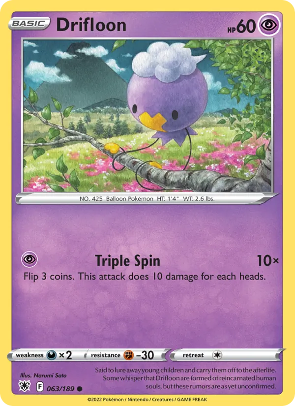 Drifloon, Astral Radiance Nº 063