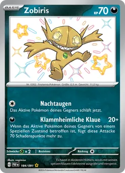Zobiris, Paldeas Schicksale Nº 184 Holo