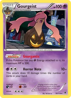 Gourgeist, Phantom Forces No. 45 Normal