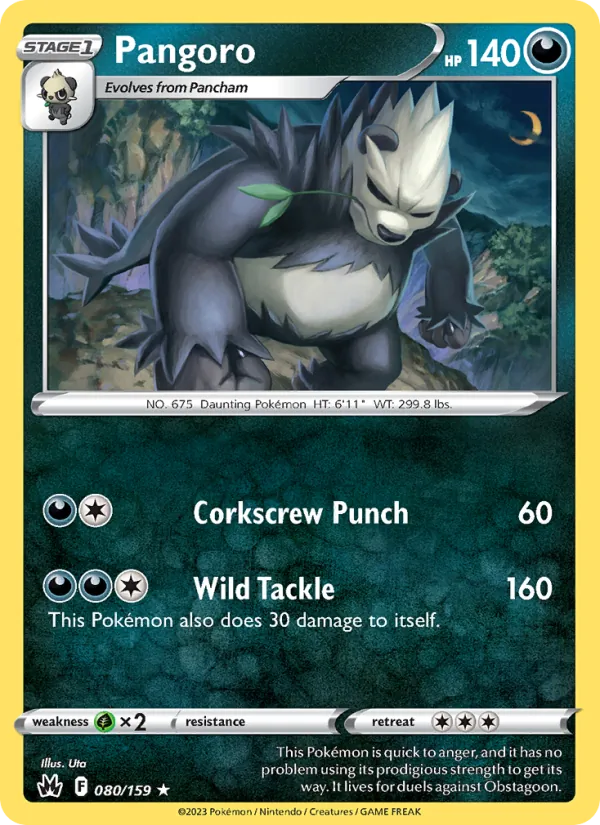 Pangoro, Crown Zenith Nº 080
