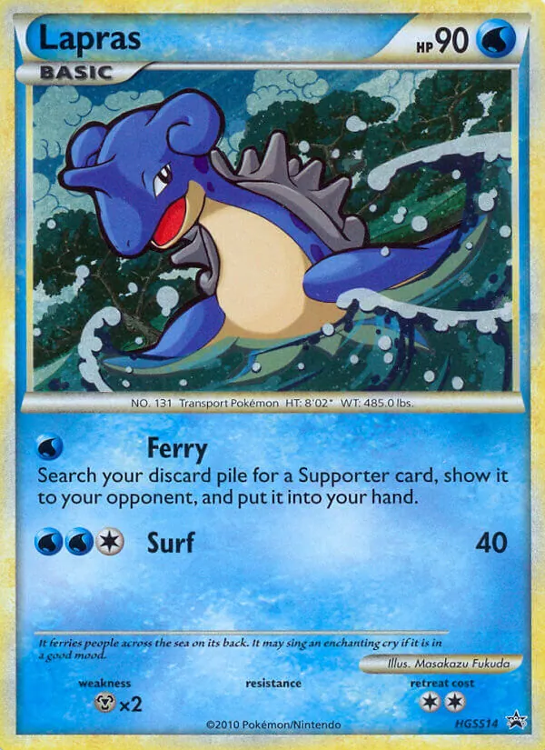 Lapras, HGSS Black Star Promos Nº HGSS14