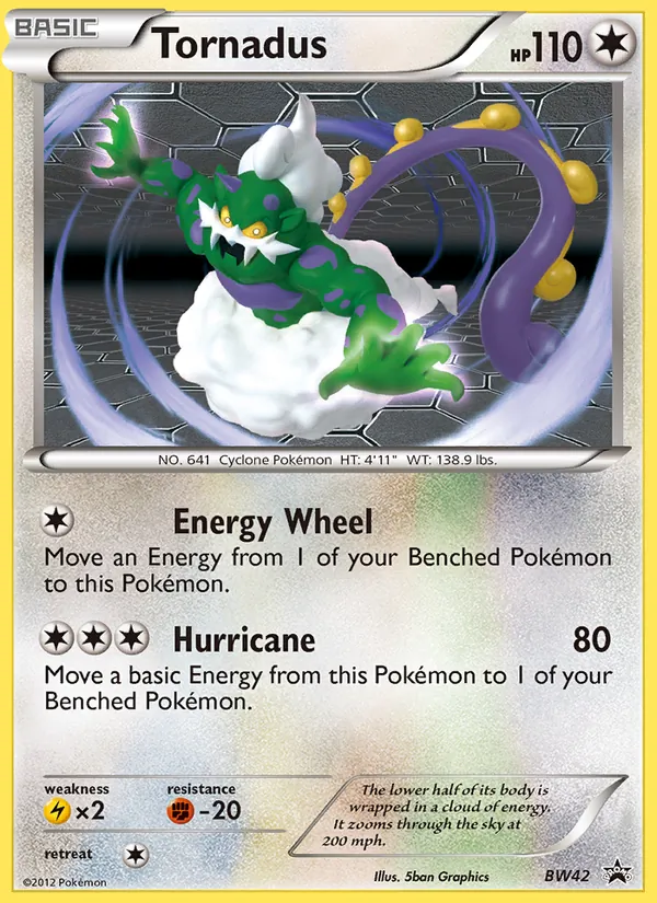 Tornadus, BW Black Star Promos No. BW42