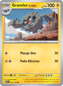 Graveler de Alola, Juntos de Aventuras No. 045 Normal
