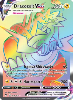 Dracozolt VMAX, Cielos Evolutivos No. 210 Holo