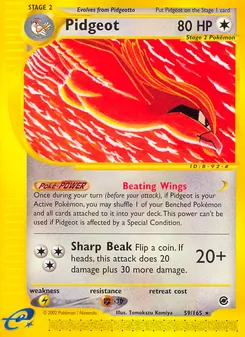 Pidgeot, Expedition Base Set No. 59 Normal