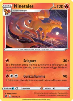 Ninetales, Fragore Ribelle No. 25 Normal
