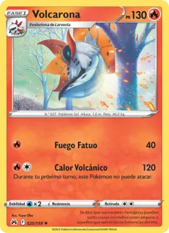Volcarona, Cenit Supremo No. 025 Normal