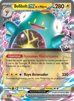 Bellibolt ex de e-Nigma, Héroes Ascendentes No. 070 Holo
