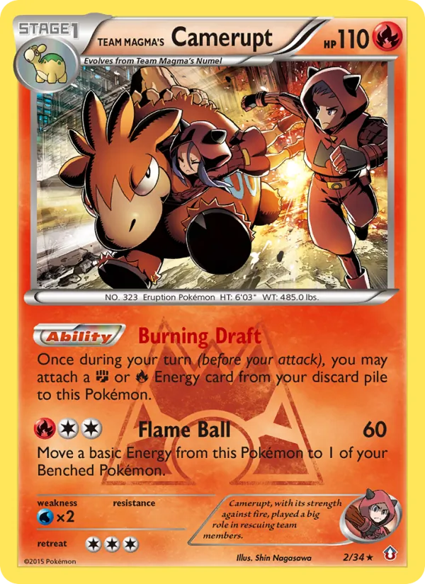 Team Magma's Camerupt, Double Crisis Nº 2