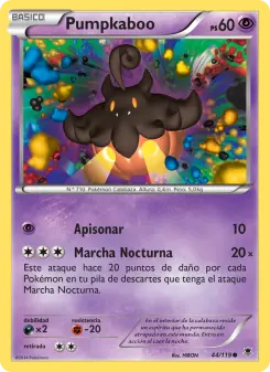 Pumpkaboo, Fuerzas Fantasmales Nº 44 Normal