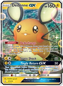 Dedenne GX, Unbroken Bonds Nº 57 Normal