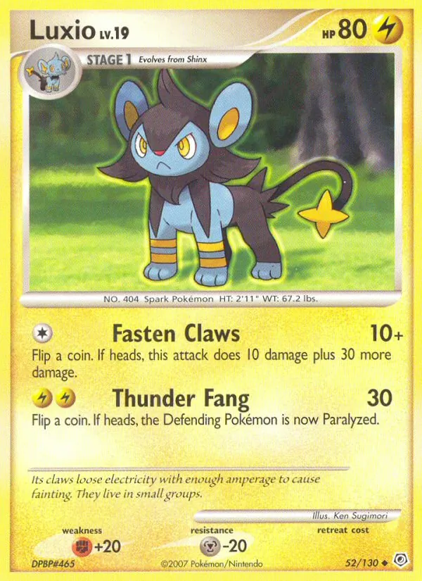 Luxio, Diamond & Pearl No. 52