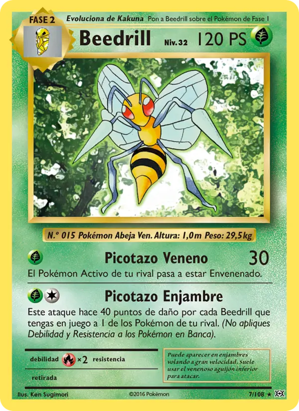 Beedrill, Evoluciones No. 7